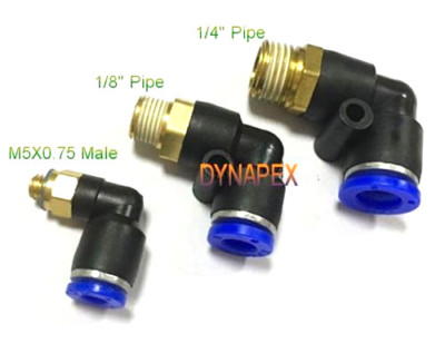 8Pcs Push To Connect Fittings Tube Connect 8mm Or 5/16 Od Tube Fittings 5 16 8pcs