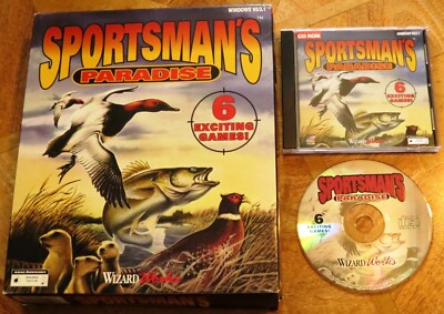 SPORTSMAN'S PARADISE von Wizard Works (PC CD-ROM) - 6 Spiele inkl. Duck Hunt II