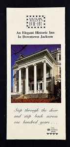 1990s Jackson Mississippi Millsaps Buie House Bed Breakfast VTG Travel Brochure