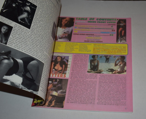 Oriental Cinema Magazine # 9 Femme Fatales Issue Jackie Chan Amy Yip Godzilla - Picture 2 of 3