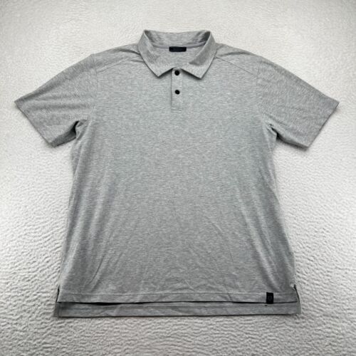 Belstaff Shirt Mens 2XL (26x23) Polo Short Sleeve Pullover Solid Gray