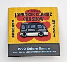 Leen Customs: 2023 JCCS '90 Subaru Sambar Limited Edition Enamel Pin #19/150
