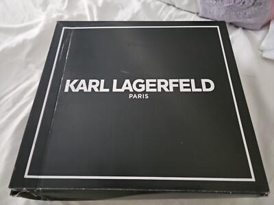 Karl Lagerfeld Open Toe Boots/sandals/high Heels black Size US 9.5 M Euro 40.5 