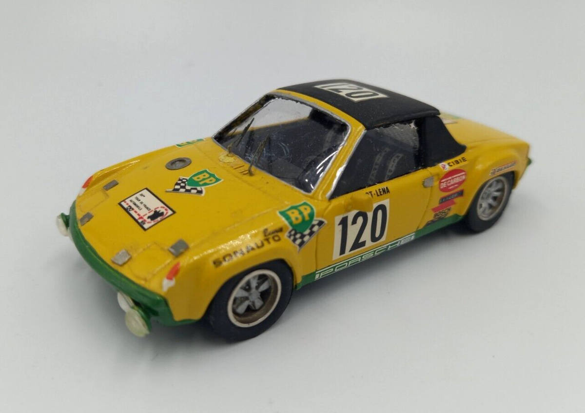 Kit à Monter 1/43 – Porsche 914/6 Rallye Monte-Carlo 1971, Maquette Complète Sans Boîte