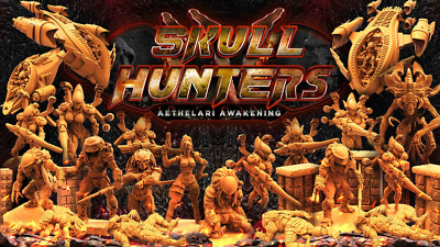 Skull Hunters IV Aethelari Awakening Miniatures (Full Set) | Sci-Fi Miniature |