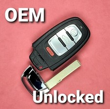 Unlocked Oem Audi Key Iyzfbsb802 8t0.959.754 A Wo Comfort Access