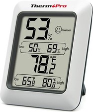 ThermoPro TP50 Digital Thermo-Hygrometer Indoor Room Thermometer with Recording