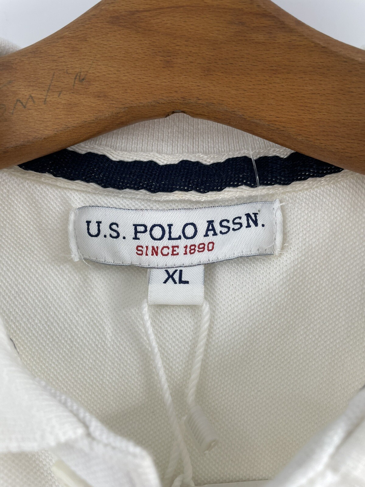Polo Assn vintage USA camicia uomo XL bianca manica corta golf bottoni pony usata in ottime condizioni