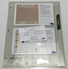 Creative Memories Easter Page Patterns 2005 Memory Joggers Scrap Book Paper