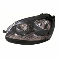 VOLKSWAGEN GOLF GTI 2004-2008 NS LEFT PASSENGER SIDE HEADLIGHT HEADLAMP BLACK
