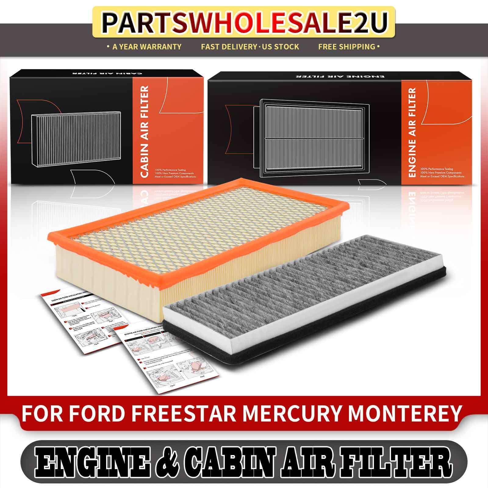 Engine & Cabin Air Filter for Ford Freestar Mercury Monterey 2004 2005-2007
