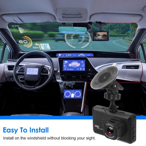1080P Car DVR 3in Camera Dash Cam Camcorder Camera Recorder with 100° Angle Loop - Picture 10 of 13