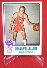 Bob Weiss Topps NBA Basketball Card 1973-1974 #132 EX