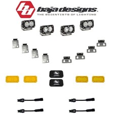 Baja Designs Dual S2 Pro Fog Light Pocket Kit For 2020-2021 Ford F-150 Raptor