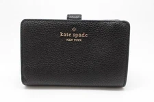 Kate Spade New York Leila Medium Compact Bifold Wallet in Black