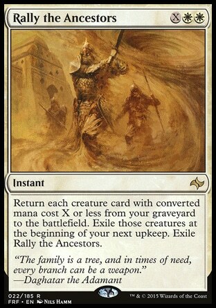 Magic the Gathering MTG Rally the Ancestors (22) Fate Reforged LP - Bild 1 von 1