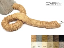 Gold 9 ft x 2 inLamp Cord Cover, Fabric Cord Cover, Cord Sleeve USA