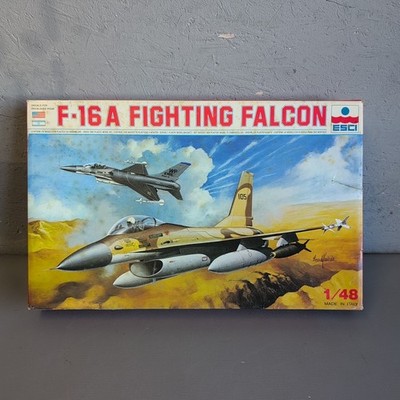 ESCI 4065 1:48 F-16A Fighting Falcon | Vintage 1991 Flugzeug Bausatz | OVP #10