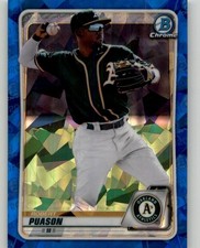 2020 Bowman Draft Sapphire Edition Robert Puason #BD-155 Oakland Athletics