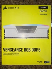 ✔NEW✔ CORSAIR VENGEANCE RGB 32GB (2x16GB) 6000 MT/s (INTEL) *36-36-36-76* DDR5
