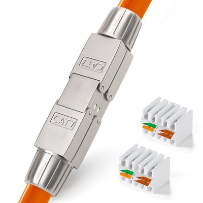 Kupplung Netzwerk Kabel Verbinder Cat7 LAN 10Gbit Verlängerung Anschluss LSA 