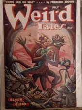 WEIRD TALES - July 1949 Pulp, Matt Fox, Robert Bloch, Fredric Brown