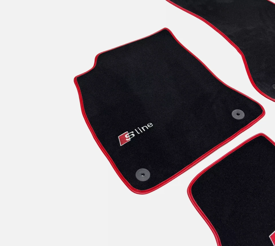 Alfombrillas de terciopelo de lujo para Audi A1-A3-A4-A5-A6-A7-A8-S-RS-Q2-Q3-Q5 Foto 2 de 4