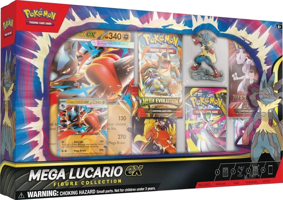 Pokemon Mega Lucario ex Premium Figure Collection Box PRESALE 11/7