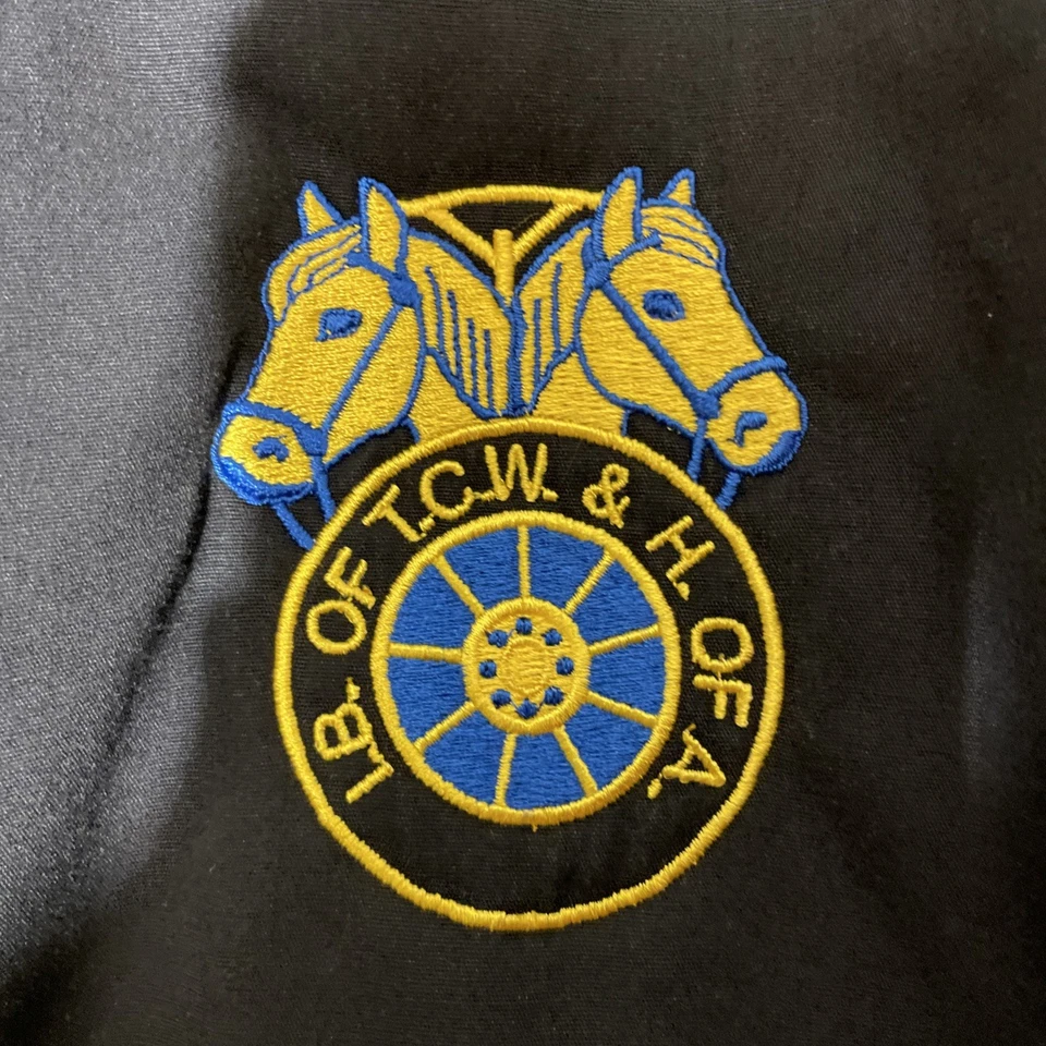 Vtg 90s Teamsters H of A Jacket 2XL Local 245 Springfield MO Made USA Bomber - Image 4 of 4