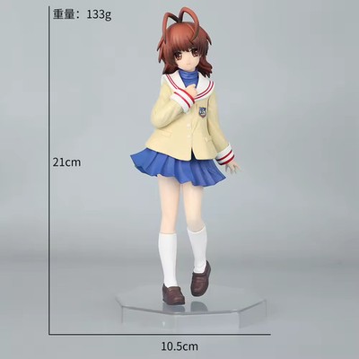 Clannad Nagisa Furukawa PVC Anime Figure Beautiful Girl Collectible Model Decor 