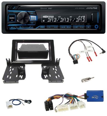 Alpine USB Bluetooth DAB Lenkrad Autoradio für Toyota Prius ab 2016