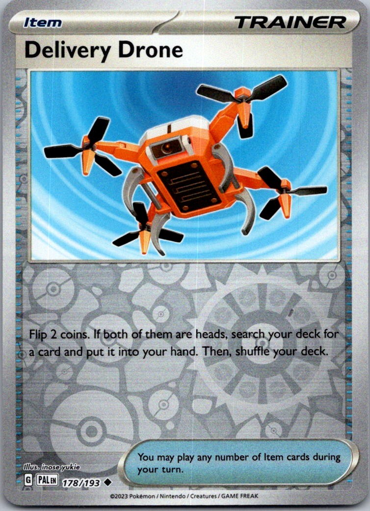 Delivery Drone 178/193 Uncommon Paldea Evolved Pokemon Reverse Holo Near Mint