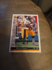 1993 Upper Deck #345 Barry Foster Pittsburgh Steelers Football Card