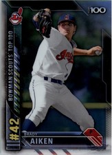 2016 Bowman Chrome Bowman Scouts Top 100 #BTP42 Brady Aiken - BB