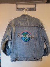 Hard Rock Café  *save the planet* Atlanta Denim Jacket Size M 