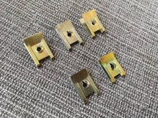 FIT VOLKSWAGEN Car Bumper Fender U-Type Metal Trim Panel Fastener Clips