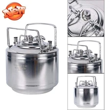 1.6 Gallon Mini Beer Brewing Keg Stainless Steel Double Ball Lock Post Corny Keg