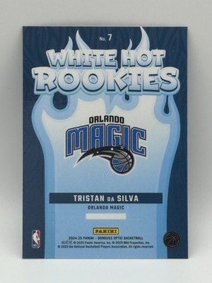 2024-25 Panini-Donruss Optic Basketball Tristan da Silva White Hot