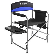 Kingcamp Heavy Duty Director Chair Side Table Portable Folding Chair Cup Holder