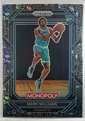 2022-23 Panini Prizm Monopoly #12 Mark Williams Monopoly Black Classic Icons RC