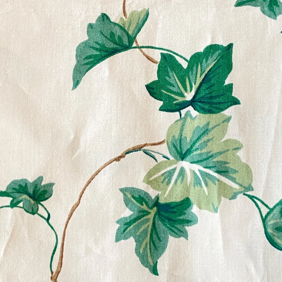 Tela Waverly Hiedra Inglesa Algodón Pulido Schumacher Chintz De Colección 2 Yardas x 54" Foto 4 de 4