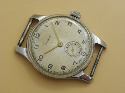 RARE 1954 Vintage Soviet Watch POBEDA TTK-1 Petrodvorets Raketa Mechanical USSR