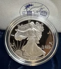 2004-W Proof Silver AMERICAN EAGLE One Dollar Coin w/ COA & Original Box #215