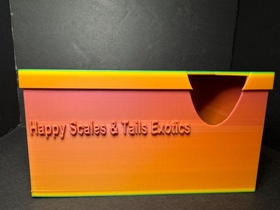 Reptile hide 3D printed