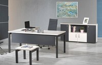 BüRomöBel Grau Set 3Tlg EckbüRotisch KomplettbüRo Schrank Holz Gruppe