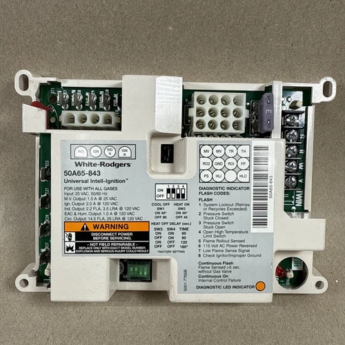White Rodgers 50A65-843 Intell-Ignition Hot Surface Ignition Control (B413)