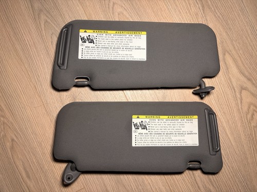 2014-2016 Scion tC Passenger Right Driver Left Sun Visor Set Non Illuminated OEM