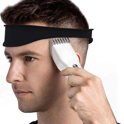 Home Haircuts Curved Headband Silikon Ausschnitt Rasur Haarschneideanleitung