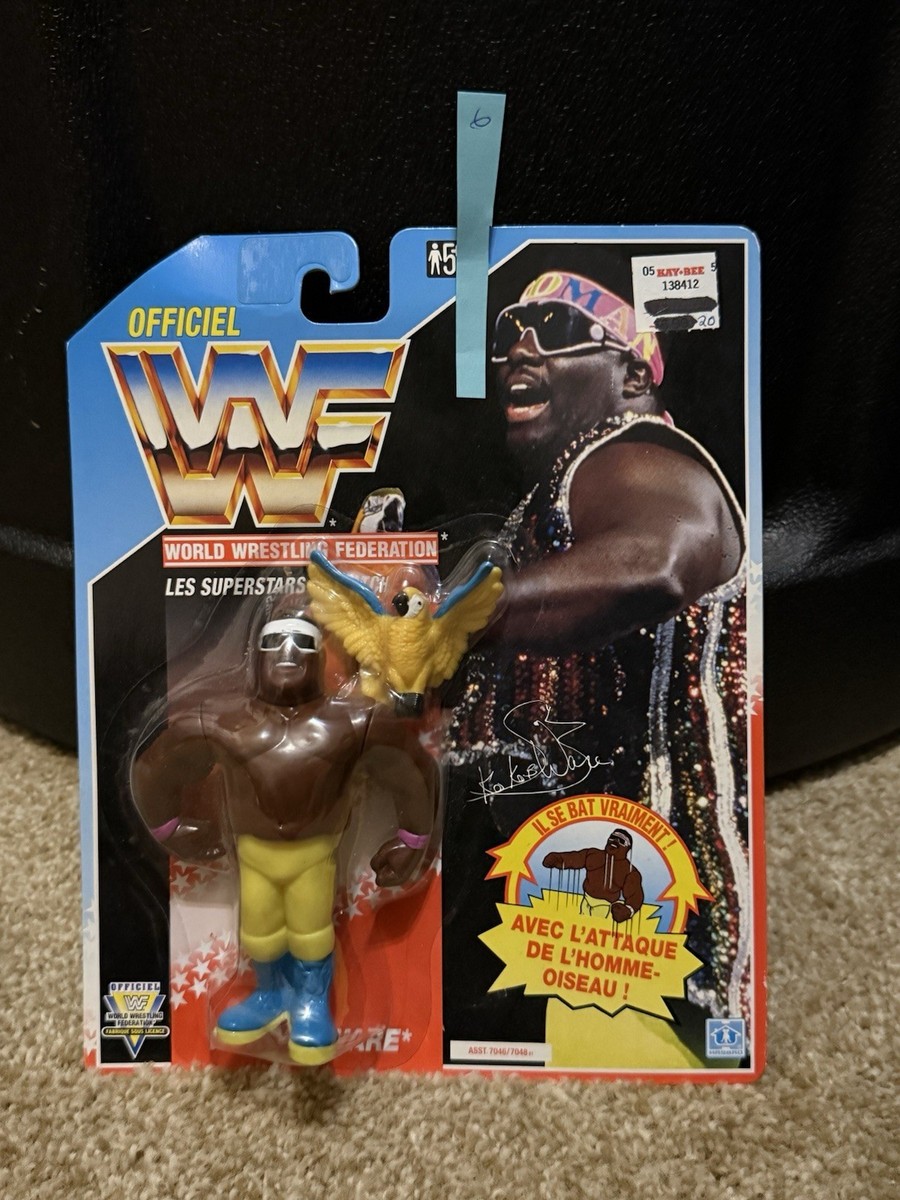 New RARE WWF WWE Koko B. Ware Wrestling Figure Hasbro Blue Card