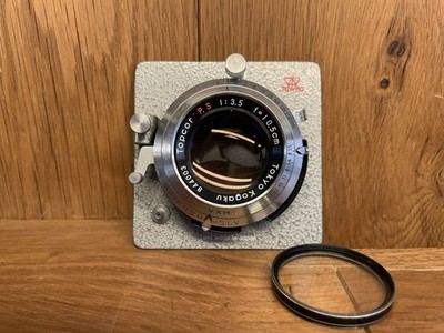 Near Mint ++* Tokyo Kogaku Topcor P.S 10.5cm 105mm F/3.5 Lens for